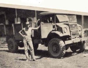 Chevrolet C60L with uncle Dirk East Indie 1948